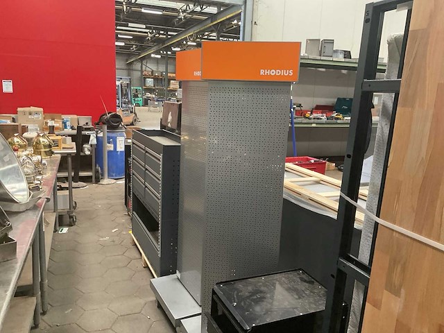 Rhodius gereedschapsbord verrijdbaar (2x) - afbeelding 1 van  4