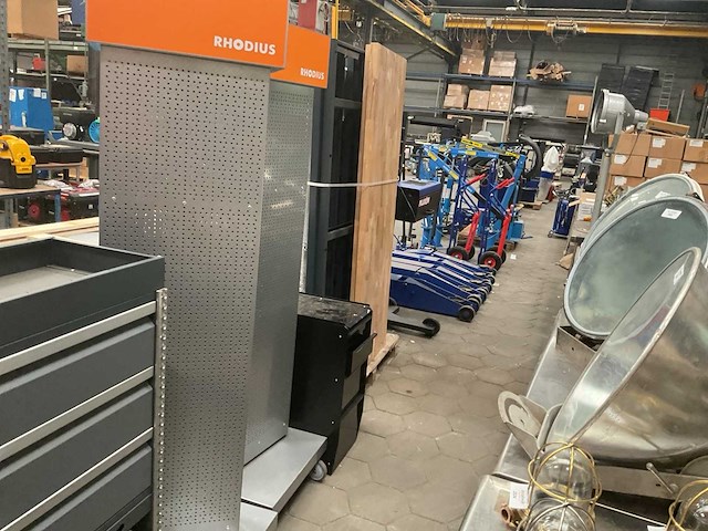 Rhodius gereedschapsbord verrijdbaar (2x) - afbeelding 2 van  4