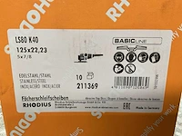 Rhodius ls80 k40 slijpschijf (60x) - afbeelding 3 van  4
