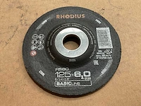 Rhodius rs80 staal 125x6.0 slijpschijf (25x) - afbeelding 1 van  3