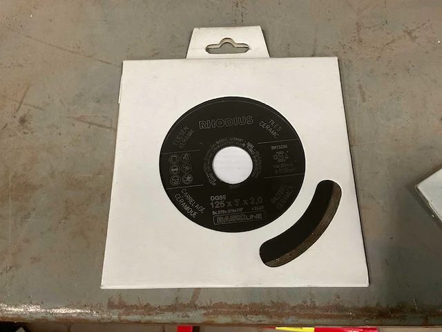 Rhodius slijpschijf keramik dg85 125x7x2,0 (16x) - afbeelding 1 van  3