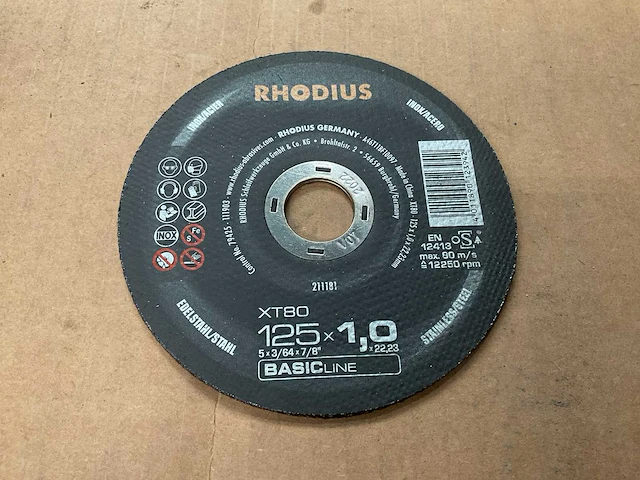 Rhodius xt 80 slijpschijf (500x) - afbeelding 1 van  4