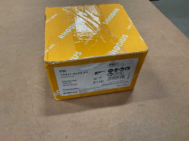 Rhodius xt80 slijpschijf (250x) - afbeelding 3 van  3
