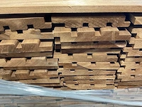 Rhombusprofielplank rib3 ayous thermowood 300x14,5x2,2 cm (25x) - afbeelding 4 van  7