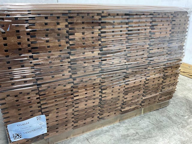 Rhombusprofielplank rib3 ayous thermowood 300x14,5x2,2 cm (50x) - afbeelding 3 van  7