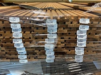 Rhombusprofielplank rib5 ayous thermowood 395x13,8x2,1 cm (15x) - afbeelding 6 van  7