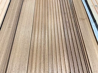 Rhombusprofielplank rib5 ayous thermowood 395x13,8x2,1 cm (30x) - afbeelding 4 van  7