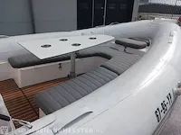 Rib 7.30m jenhal, met 225 pk johnson buitenboordmotor en trailer, wit - afbeelding 4 van  63