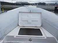 Rib 7.30m jenhal, met 225 pk johnson buitenboordmotor en trailer, wit - afbeelding 9 van  63