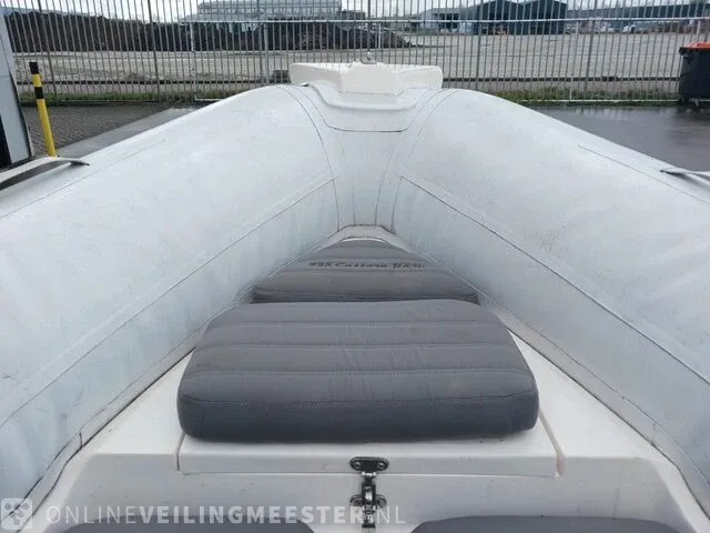 Rib 7.30m jenhal, met 225 pk johnson buitenboordmotor en trailer, wit - afbeelding 13 van  63