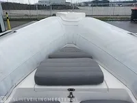 Rib 7.30m jenhal, met 225 pk johnson buitenboordmotor en trailer, wit - afbeelding 13 van  63