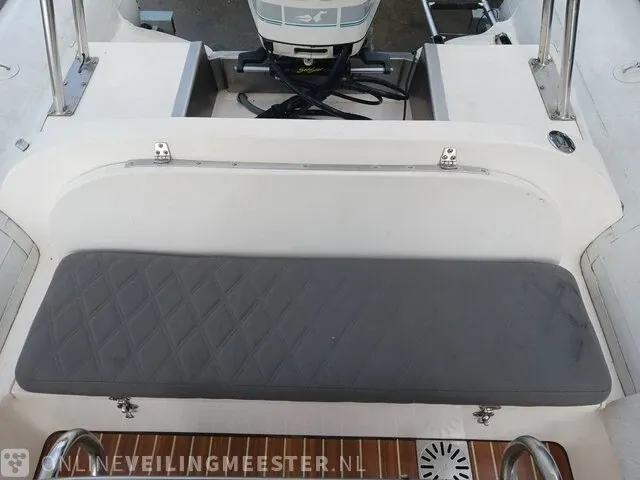 Rib 7.30m jenhal, met 225 pk johnson buitenboordmotor en trailer, wit - afbeelding 16 van  63