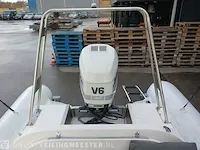 Rib 7.30m jenhal, met 225 pk johnson buitenboordmotor en trailer, wit - afbeelding 28 van  63