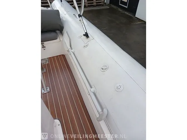 Rib 7.30m jenhal, met 225 pk johnson buitenboordmotor en trailer, wit - afbeelding 29 van  63
