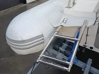 Rib 7.30m jenhal, met 225 pk johnson buitenboordmotor en trailer, wit - afbeelding 36 van  63