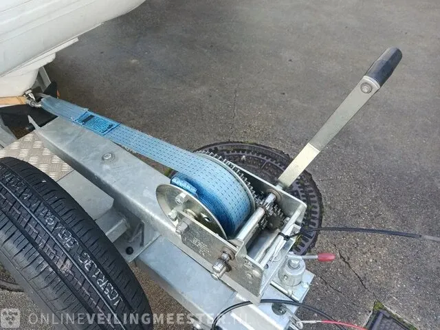 Rib 7.30m jenhal, met 225 pk johnson buitenboordmotor en trailer, wit - afbeelding 43 van  63