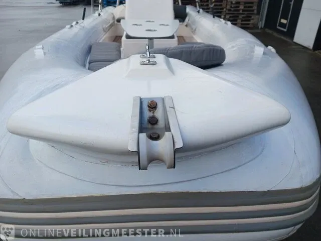 Rib 7.30m jenhal, met 225 pk johnson buitenboordmotor en trailer, wit - afbeelding 58 van  63