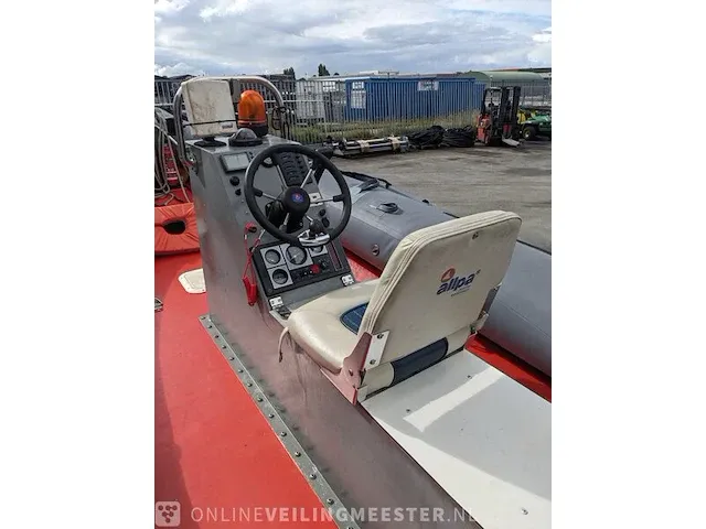 Rib boot met trailer jokerboot, clubman 22, oranje/zwart - afbeelding 3 van  44