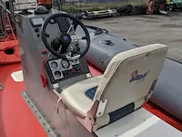 Rib boot met trailer jokerboot, clubman 22, oranje/zwart - afbeelding 3 van  44