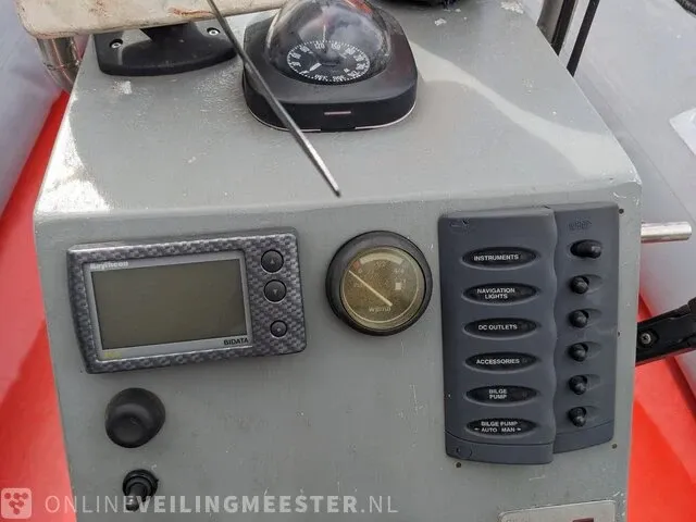 Rib boot met trailer jokerboot, clubman 22, oranje/zwart - afbeelding 7 van  44