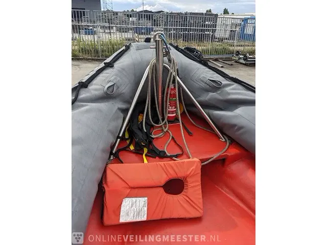 Rib boot met trailer jokerboot, clubman 22, oranje/zwart - afbeelding 8 van  44
