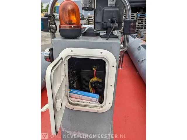 Rib boot met trailer jokerboot, clubman 22, oranje/zwart - afbeelding 9 van  44