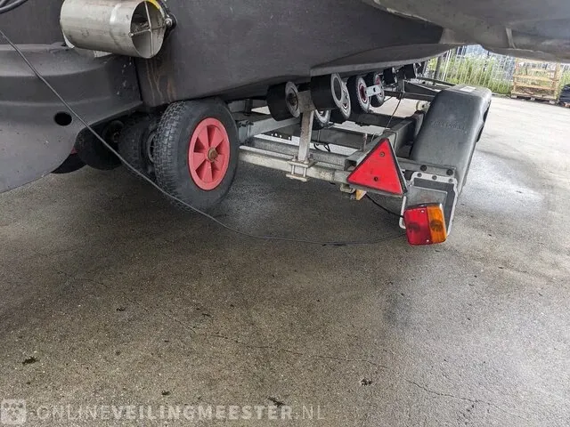 Rib boot met trailer jokerboot, clubman 22, oranje/zwart - afbeelding 33 van  44
