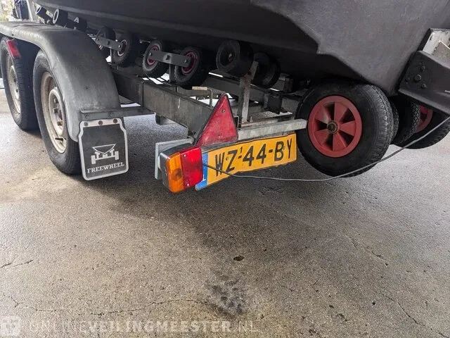 Rib boot met trailer jokerboot, clubman 22, oranje/zwart - afbeelding 35 van  44