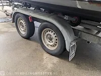 Rib boot met trailer jokerboot, clubman 22, oranje/zwart - afbeelding 36 van  44