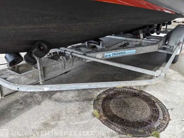 Rib boot met trailer jokerboot, clubman 22, oranje/zwart - afbeelding 38 van  44