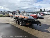 Rib boot met trailer jokerboot, clubman 22, oranje/zwart - afbeelding 40 van  44