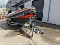 Rib boot met trailer jokerboot, clubman 22, oranje/zwart - afbeelding 43 van  44