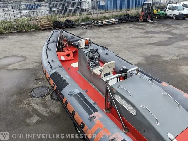 Rib boot met trailer jokerboot, clubman 22, oranje/zwart - afbeelding 44 van  44