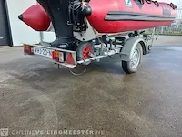 Rib rubberboot inclusief 50 pk motor en trailer zodiac, pro 470, bouwjaar 2001 - afbeelding 18 van  40