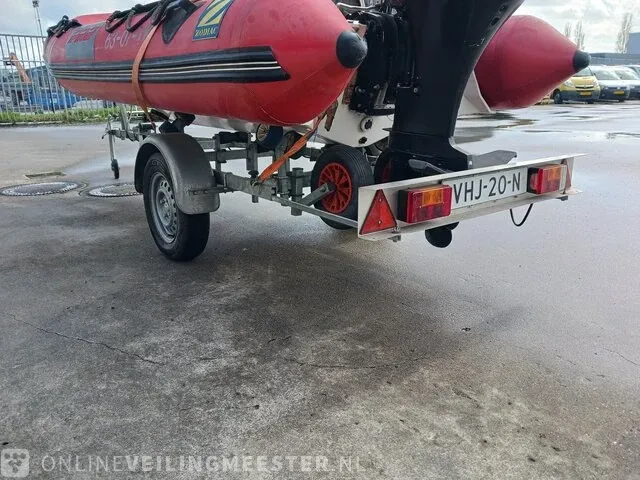 Rib rubberboot inclusief 50 pk motor en trailer zodiac, pro 470, bouwjaar 2001 - afbeelding 19 van  40