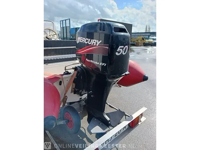 Rib rubberboot inclusief 50 pk motor en trailer zodiac, pro 470, bouwjaar 2001 - afbeelding 31 van  40