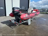 Rib rubberboot inclusief 50 pk motor en trailer zodiac, pro 470, bouwjaar 2001 - afbeelding 23 van  40