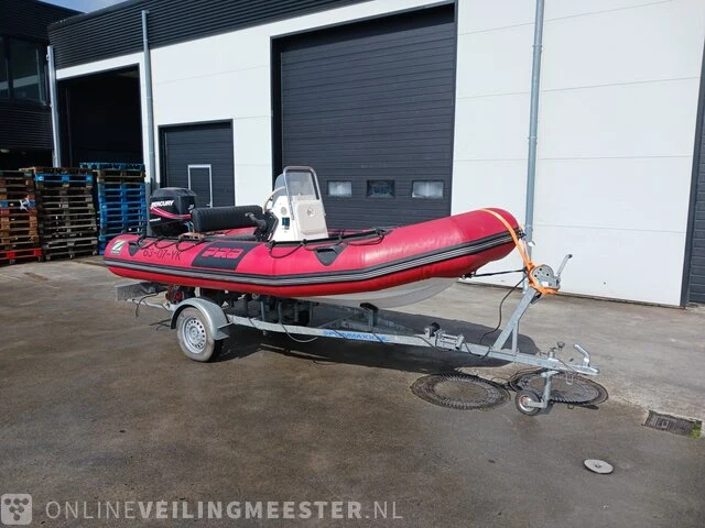 Rib rubberboot inclusief 50 pk motor en trailer zodiac, pro 470, bouwjaar 2001 - afbeelding 1 van  42
