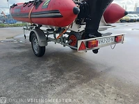 Rib rubberboot inclusief 50 pk motor en trailer zodiac, pro 470, bouwjaar 2001 - afbeelding 19 van  42