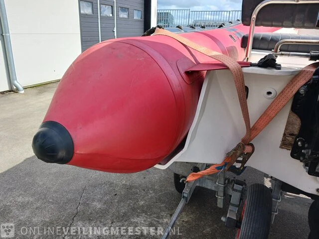 Rib rubberboot inclusief 50 pk motor en trailer zodiac, pro 470, rood, bouwjaar 2001 - afbeelding 13 van  40
