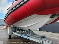 Rib rubberboot inclusief 50 pk motor en trailer zodiac, pro 470, rood, bouwjaar 2001 - afbeelding 14 van  40