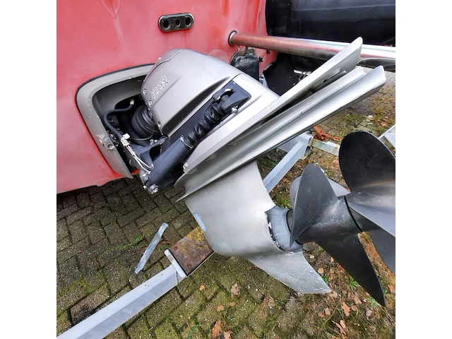Rib rubberboot met inboard motor (defect) en trailer, o.a duarry, cormoran rr 836 - afbeelding 3 van  35