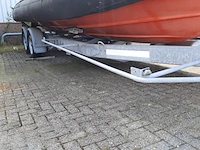 Rib rubberboot met inboard motor (defect) en trailer, o.a duarry, cormoran rr 836 - afbeelding 18 van  35