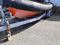 Rib rubberboot met inboard motor (defect) en trailer, o.a duarry, cormoran rr 836 - afbeelding 25 van  35
