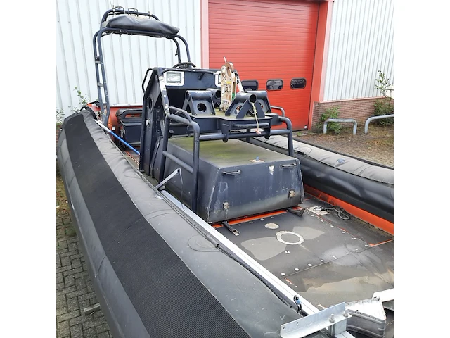 Rib rubberboot met inboard motor (defect) en trailer, o.a duarry, cormoran rr 836 - afbeelding 34 van  35