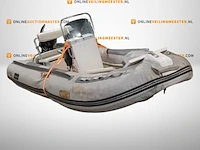 Rib rubberboot met suzuki 9,9 pk buitenboordmotor excellent - afbeelding 1 van  32