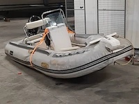 Rib rubberboot met suzuki 9,9 pk buitenboordmotor excellent - afbeelding 12 van  32