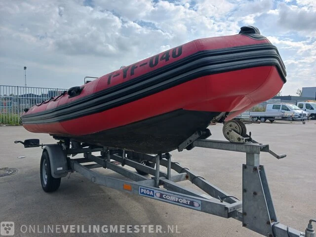 Rib rubberboot zodiac, pro 9 ma met yamaha 40 pk buitenboordmotormotor en trailer - afbeelding 3 van  48