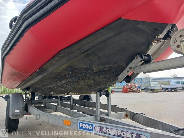 Rib rubberboot zodiac, pro 9 ma met yamaha 40 pk buitenboordmotormotor en trailer - afbeelding 6 van  48