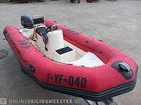 Rib rubberboot zodiac, pro 9 ma met yamaha 40 pk buitenboordmotormotor en trailer - afbeelding 10 van  48